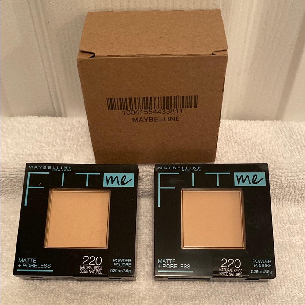 Brand New Maybelline Fit Me Matte + Poreless Powder - Natural Beige…2 Pack
